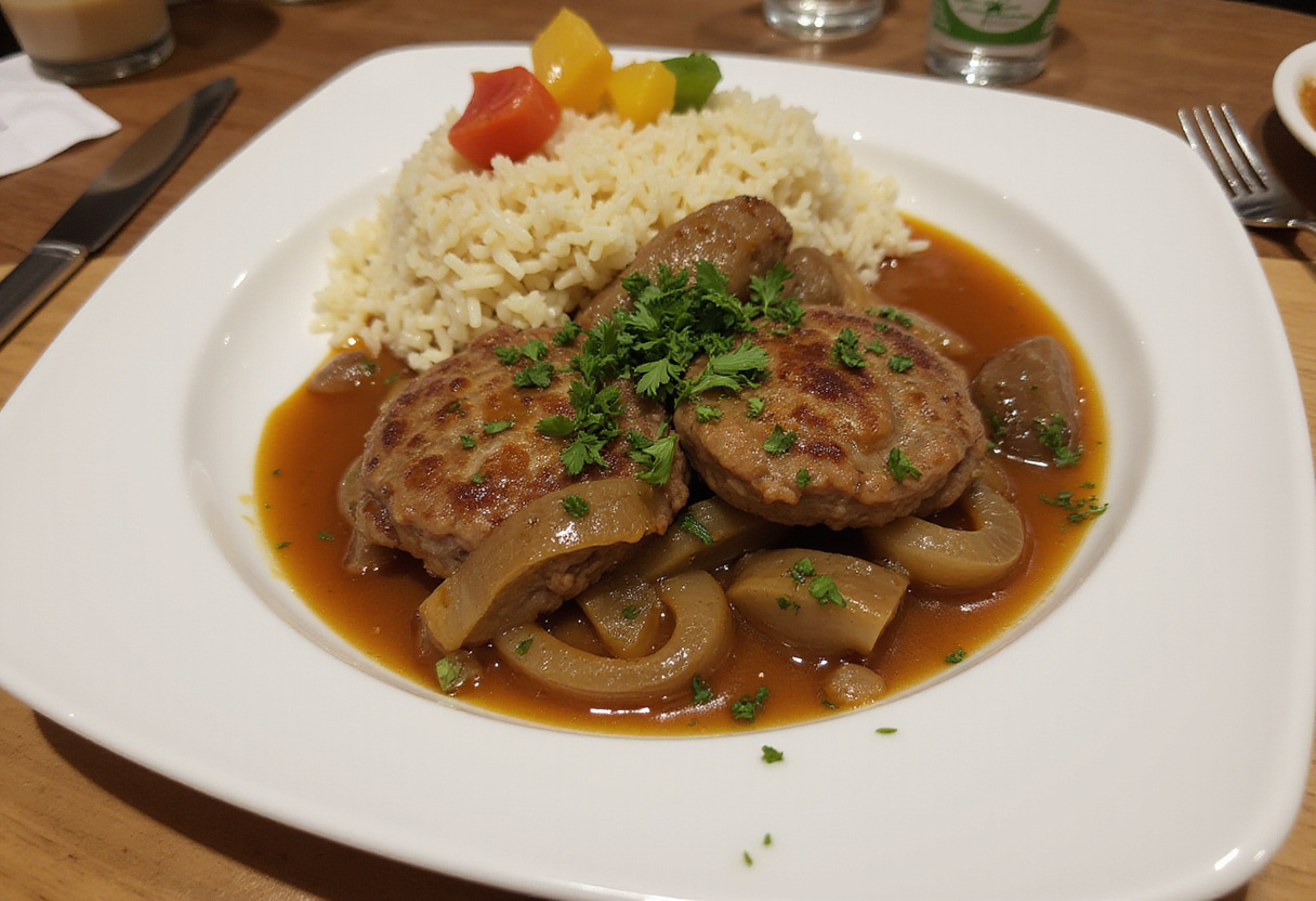Bœuf sauté ultra savoureux avec accompagnement, parfait pour un repas délicieux.