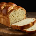 Finished healthy brioche without butter, sugar, or eggs, perfect for a nutritious treat.
