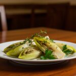 Delicious endives garnies served elegantly for a special occasion.