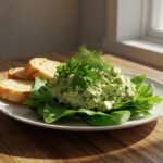 Finished salade fraîche avocat presented attractively, ideal for a healthy summer meal.