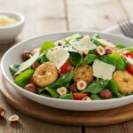 Finished salade de fenouil & céleri aux noisettes et parmesan, a perfect froide dish for any occasion.