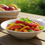 Delicious salade de poivrons grillés ready for summer gatherings.