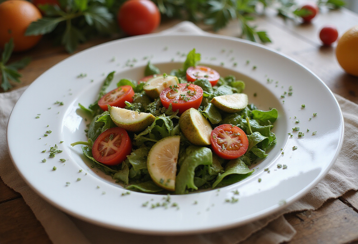 Garnished and ready-to-serve salade niçoise, embodying the essence of French summer cuisine.