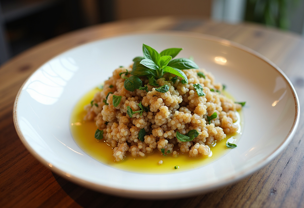 Finished quinoa salad with cucumbers, feta, and tomatoes, perfect for a healthy rapide meal.