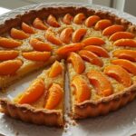 Finished tarte fine aux abricots, a delightful dessert to impress with its golden crust and fresh apricots.