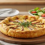 Deliciously baked Tarte provençale, a perfect summer dish ideal for a light meal.