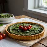 Beautifully baked tartelette tapenade with summer vegetables, an ideal dish for summer gatherings.