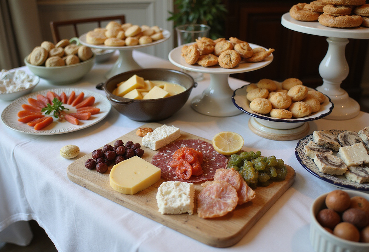 Assorted French desserts for a memorable 14 Juillet celebration, perfect for idées de fête.