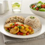 Delicious dinde hachée with bell peppers, a quick and healthy meal idea perfect for busy weeknights.