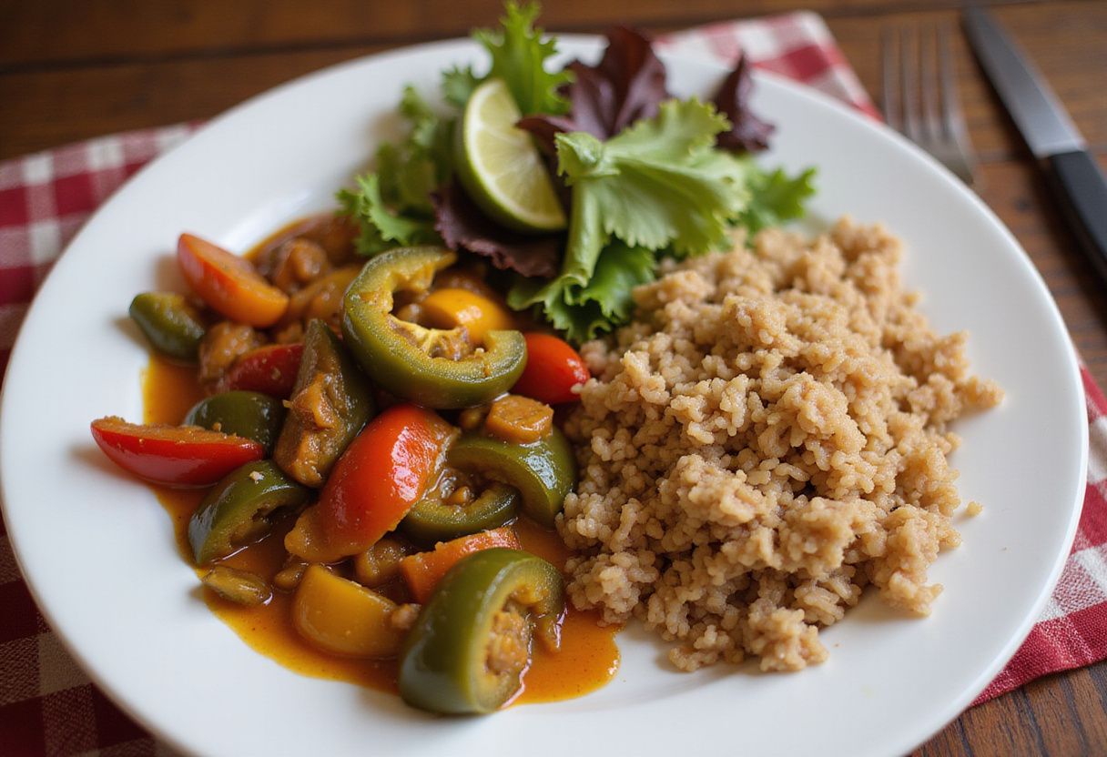Delicious dinde hachée with bell peppers, a quick and healthy meal idea perfect for busy weeknights.