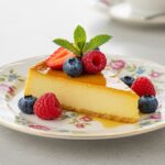 Delicious finished flan sans sucre, a perfect dessert for diabetic and cœliaque requirements.