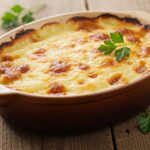 Finished gratin de boeuf, perfectly baked and ready to enjoy.